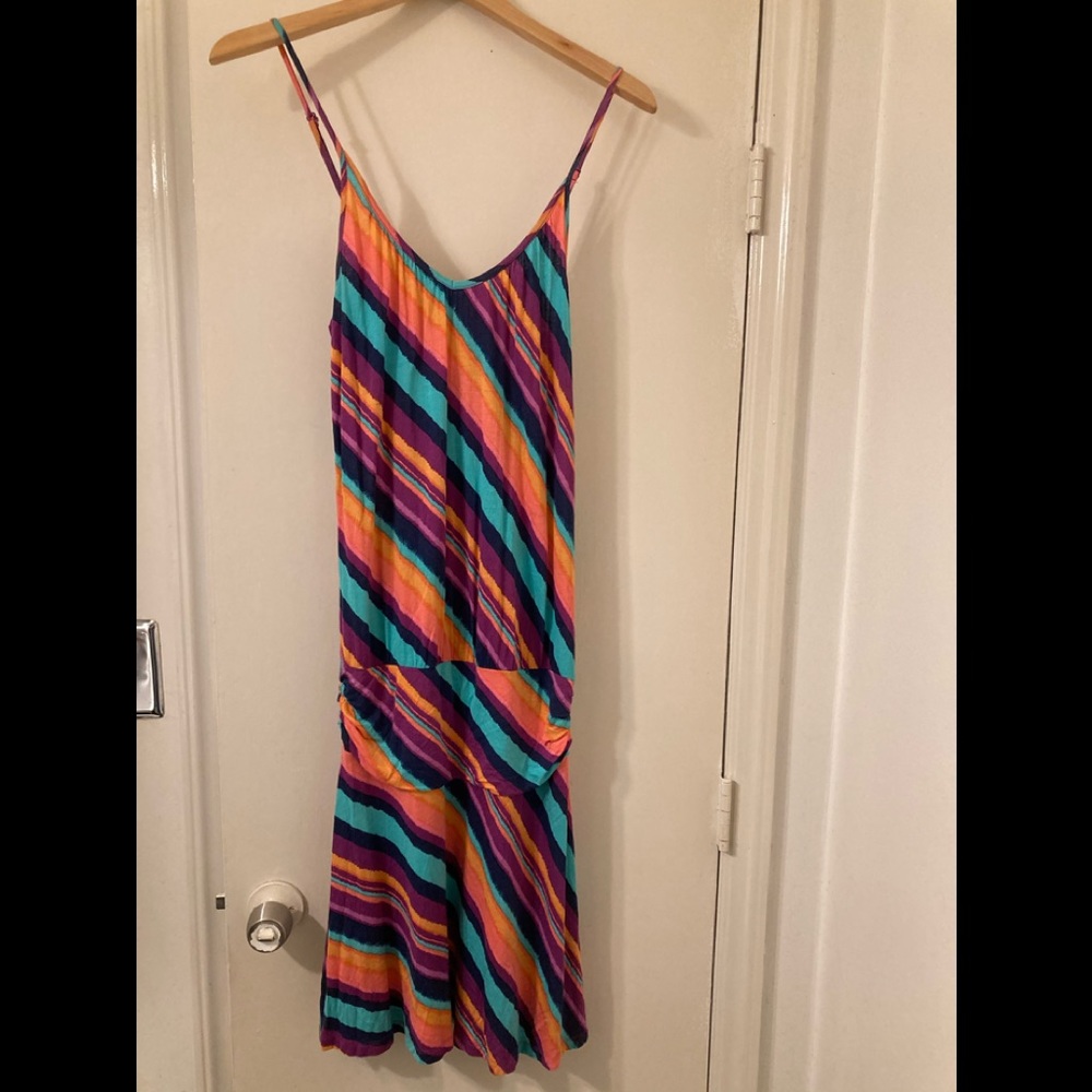 Beautiful summer dress or beach cover-up. By beach HME. European size 38. Size 8